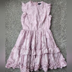 Ruffled Blush Pink Dress